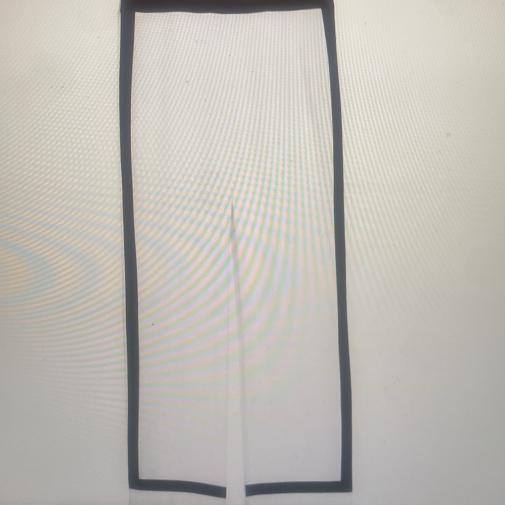 Black and White Women's Colorblocked Trousers - Picture 5 of 5